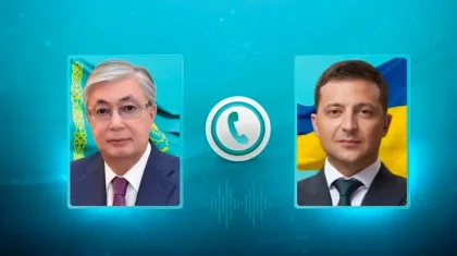 Зеленский позвонил Токаеву и поблагодарил его за гуманитарную помощь