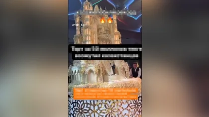 Торт за 50 миллионов? Видео с тоя вызвало споры в Казнете