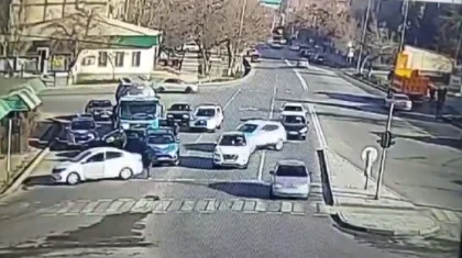 Задержание убийцы попало на видео в Шымкенте
