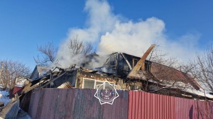 Мужчина попал в больницу после пожара в пригороде Алматы