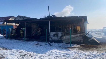 Пожар произошел в зоне отдыха в Алматинской области, пострадали два человека