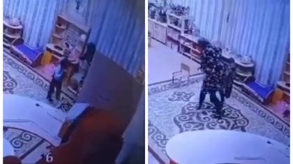 Грубое обращение воспитателя с ребенком в детсаду попало на видео в Костанае