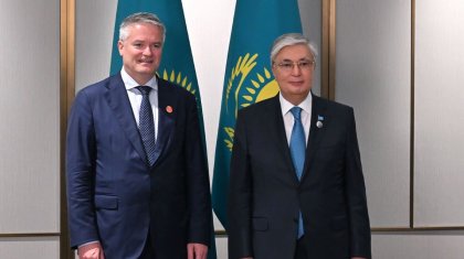 Токаев встретился с генеральным секретарем ОЭСР Матиасом Корманом
