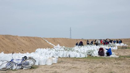 В двух районах Атырауской области почти завершены берегоукрепительные работы