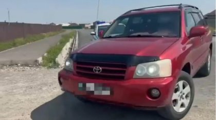Автомобиль забрали у жителя Кызылорды из-за большого долга (ВИДЕО)