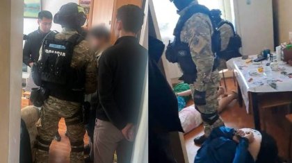 Полицейские ворвались в квартиру алматинца