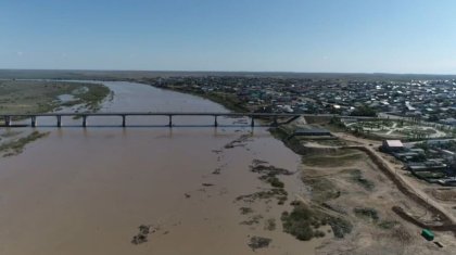 Рекордное за 10 лет количество воды прибыло в канал Атырауской области