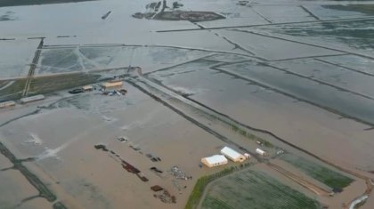 Уровень воды в реке Урал поднимается в Атырауской области