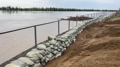 5 сантиметров до критической отметки: вода в реке Урал поднимается в Атырау