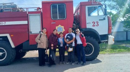 Школьники спасли мужчину из горящего дома в Костанайской области