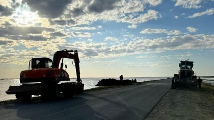 Временно закрывается движение по трассе Атырау – Индер