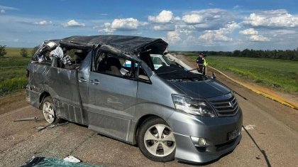 Водитель не послушался полицейских: 4 человека погибли в Актюбинской области (ВИДЕО)