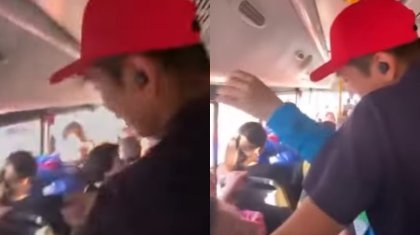 «Закрой рот!»: пожилые пассажиры устроили разборки в автобусе (ВИДЕО)