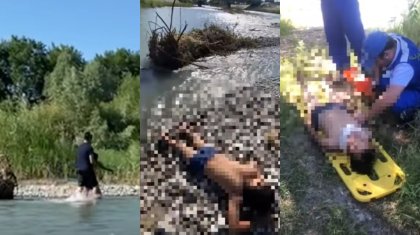 Был синим и не дышал: спасение тонущего ребенка попало на видео в Талдыкоргане