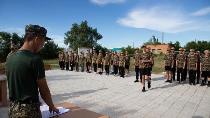 Военно-спортивный лагерь открыли в Восточно-Казахстанской области