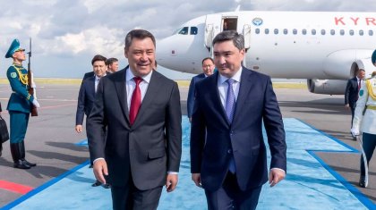 Президент Кыргызстана Садыр Жапаров прибыл в Астану