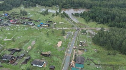 Челябинский поселок Киолим освободился от воды после прорыва дамбы