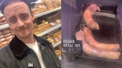 Иностранец снял на видео свою реакцию на казахстанские продукты