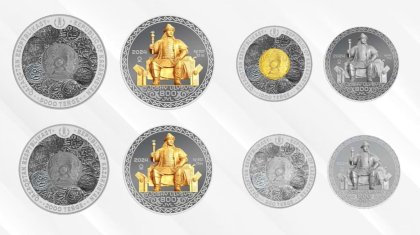 Серебряные монеты, посвященные Джучи хану, выпускают в обращение в Казахстане (ФОТО)