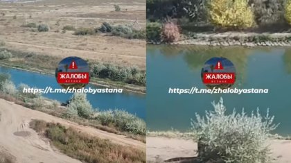 «Наедине с природой»: туалет с видом на речку устроили в кустах у жилого дома в Астане