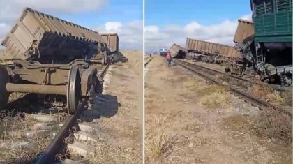 Тепловоз и локомотив столкнулись в Улытауской области