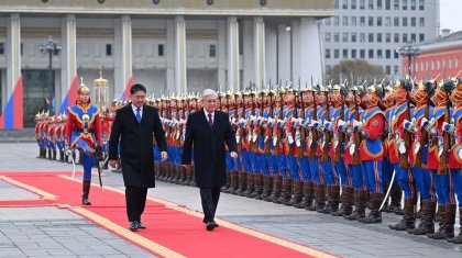 Почетный караул и конная гвардия: как Токаева встречали в столице Монголии (ФОТО, ВИДЕО)