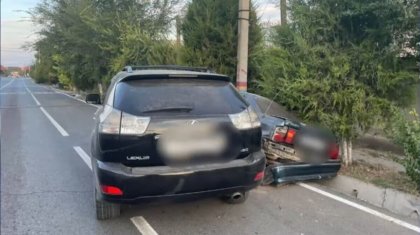 Казахстанец напился, угнал Lexus и врезался в другое авто