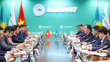 Партия «AMANAT» содействует развитию отношений между Казахстаном и Вьетнамом