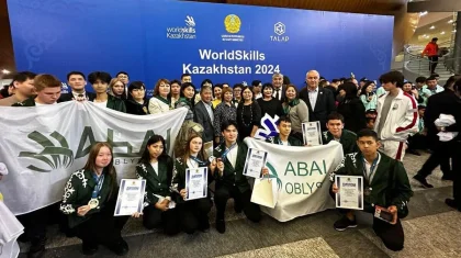 Область Абай подтвердила свои лидерские позиции на чемпионате WorldSkills-2024