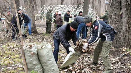 Рощу Баума привели в порядок в преддверии зимы в Алматы