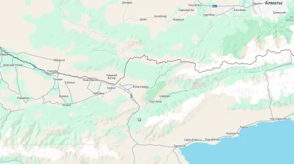 Землетрясение магнитудой 3,8 произошло недалеко от казахстанско-кыргызстанской границы