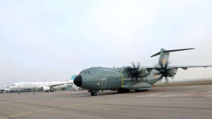 Новым военно-транспортным самолетом пополнился авиапарк ВВС Казахстана (ФОТО, ВИДЕО)