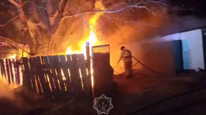 Мужчина сгорел в собственном доме в Балхаше