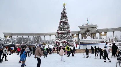 Как украсят Алматы и Астану к новому 2025 году