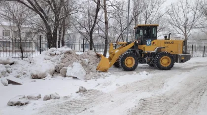 Снегопад в Астане: акимат обратился к горожанам