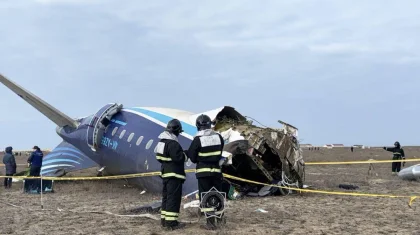 Крушение самолета близ Актау: в МЧС рассказали новые подробности