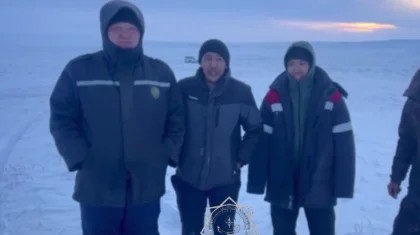 Пять человек пропали в Улытау во время сильного снегопада (ВИДЕО)