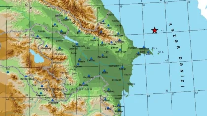 Два землетрясения произошли в Каспийском море