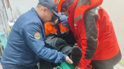 Турист сломал ногу на высоте 3500 метров в горах Заилийского Алатау