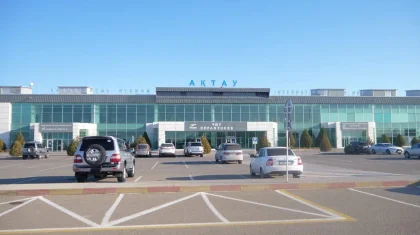 В аэропорту Актау временно не принимают и не отправляют рейсы