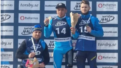 Казахстанец выиграл этап Кубка мира по парабиатлону в Швеции