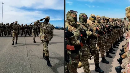 Бани, госпиталь и 200 палаток: как разместили военных-участников парада в Астане (ВИДЕО)