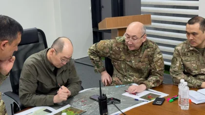Лесной пожар тушат в «Семей орманы» в области Абай