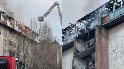 Пожар в малосемейке в Астане: погорельцам предоставили место для временного проживания