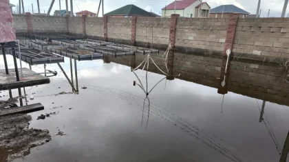 Грунтовые воды топят поселок под Астаной