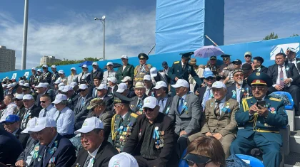 Гордость и память: делегация из области Абай посетила парад в Астане