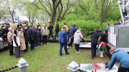 Чтить подвиг – долг каждого: партия «AMANAT» провела в Петропавловске памятную акцию ко Дню Победы