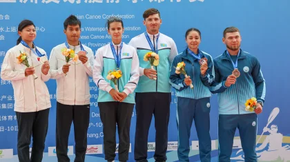 Казахстан завоевал 12 медалей на чемпионате Азии по гребле на байдарках и каноэ