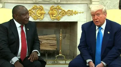 Трамп отчитал президента ЮАР за «геноцид белых фермеров»