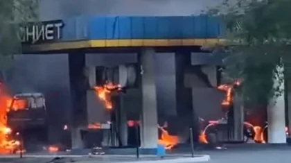 Мощный взрыв на АЗС в Кульсары: двое погибли, 12 человек пострадали